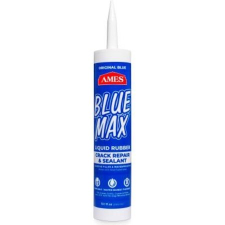 AMES RESEARCH LABORATORIES AMES BLUE MAX Liquid Rubber Caulk & Sealant - 10.1 oz Tube BMX10TUBEBE